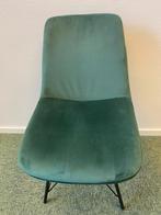 Mooie groene velvet stoel, Stof, Zo goed als nieuw, Eén, Ophalen