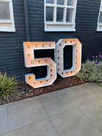 Mooie lichtcijfers 50 te huur, Ophalen, Zo goed als nieuw, Overige