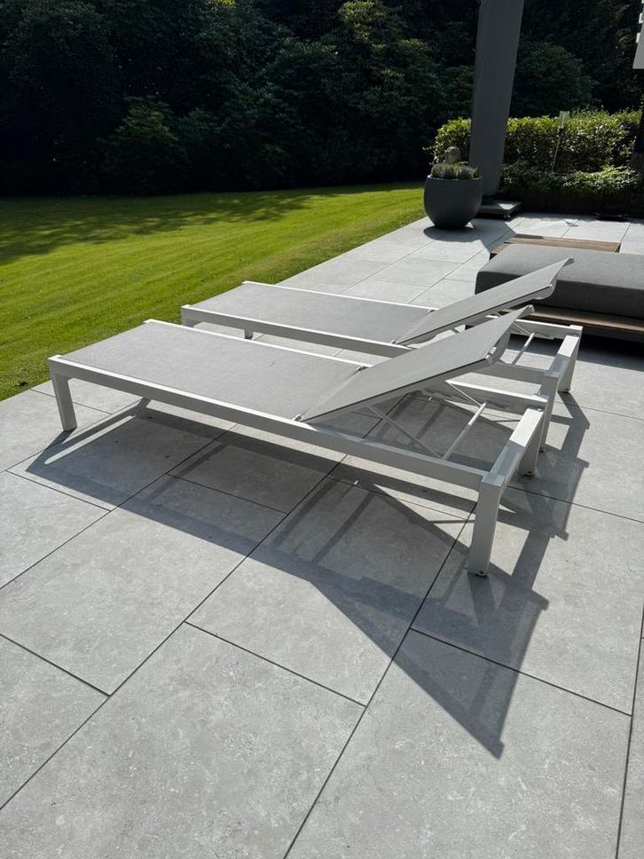 Suns ligbed 4x, Tuin en Terras, Ligbedden, Gebruikt, Kunststof, Ophalen