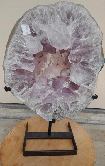 Prachtige XL Amethist Portaal 9.40 kilo. Incl. Standaard. beschikbaar voor biedingen