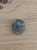 1 gulden 2001 Beatrix Loeki, Postzegels en Munten, Munten | Nederland, Ophalen, 1 gulden, Koningin Beatrix, Zilver