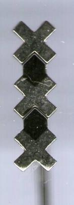 Amsterdam zilverkleurig wapen speldje ( U_094 ), Verzamelen, Speldjes, Pins en Buttons, Verzenden, Nieuw, Stad of Land, Speldje of Pin