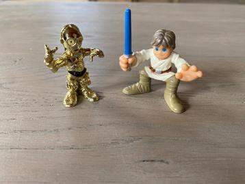 Star Wars figuurtjes C-3PO en Luke Skywalker (Hasbro) beschikbaar voor biedingen