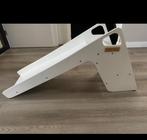 Witte houten glijbaan kiddymoon, Ophalen, Zo goed als nieuw