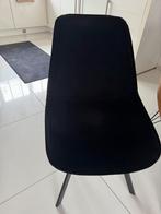 6 zwarte eetkamerstoelen, Huis en Inrichting, Ophalen, Zo goed als nieuw, Zwart