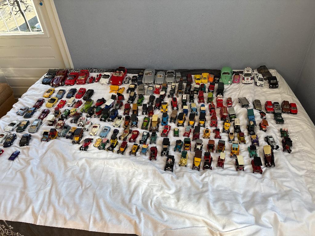 Complete verzameling modelauto’s 150 stuks+, Hobby en Vrije tijd, Modelauto's | 1:43, Ophalen, Zo goed als nieuw, Auto, Dinky Toys
