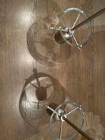 2 Glazen Lampenkappen - Stijlvol & Tijdloos, Ophalen, Zo goed als nieuw, Glas, Minder dan 50 cm