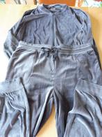 Zwart Velours herenhuispak maat 56-58, Kleding | Heren, Sportkleding, Zwart, Overige typen, Ophalen of Verzenden, Livergy