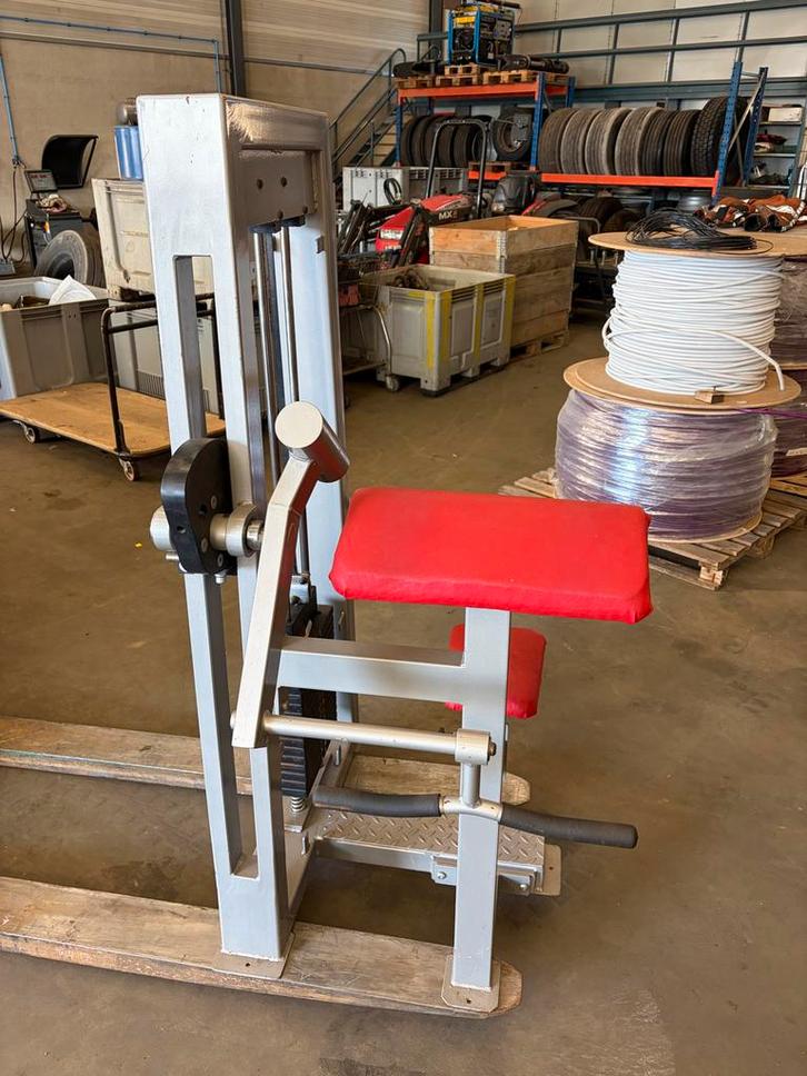 Krachtstation - Biceps Curl Machine, Sport en Fitness, Fitnessapparatuur, Gebruikt, Krachtstation, Armen, Metaal, Ophalen
