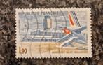 Frankrijk 1982 Luchthaven Bazel-Mulhouse gestempeld, Postzegels en Munten, Postzegels | Europa | Frankrijk, Ophalen of Verzenden