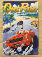 SEGA OUTRUN MSX 2 Metalen Wandbord Game Poster, Nieuw, Verzenden