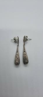 Zilveren filligrain antieke  oorbellen, Sieraden, Tassen en Uiterlijk, Hangers, Ophalen of Verzenden, Zo goed als nieuw, Zilver