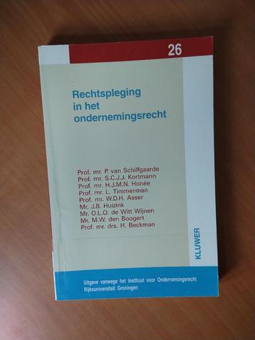 Rechtspleging in het ondernemingsrecht. Schilfgaarde, Prof. beschikbaar voor biedingen