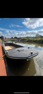 Duwbakje 15 x 3 mtr, Watersport en Boten, Beroepsscheepvaart, Ophalen, Gebruikt, Benzine
