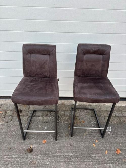 4 Barkrukken - Keukentafel/Keukeneiland, Huis en Inrichting, Barkrukken, Zo goed als nieuw, 60 tot 90 cm, Metaal, 2 krukken, Ophalen