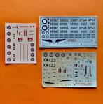 Kavel	Decals sets RAF RCAF 3X, Ophalen of Verzenden, Nieuw, 1:72 tot 1:144, Overige merken