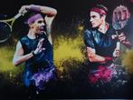 Tennis grootheden op canvas, Ophalen of Verzenden