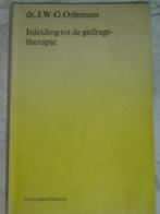 Inleiding tot de Gedragstherapie Logopedieboek, Ophalen of Verzenden, Zo goed als nieuw, HBO