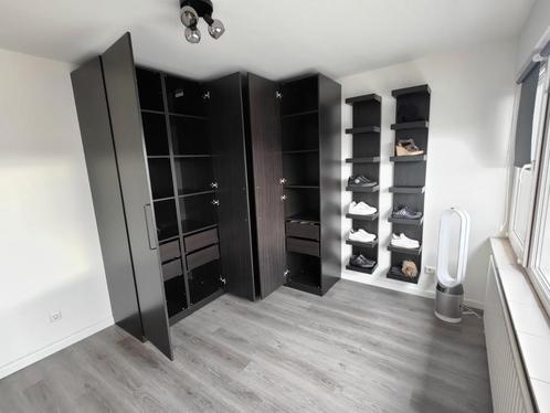Ikea pax kast zwart, Huis en Inrichting, Kasten | Kledingkasten, Zo goed als nieuw, 200 cm of meer, 200 cm of meer, 50 tot 75 cm