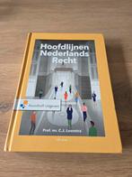Hoofdlijnen Nederlands Recht - Loonstra, C.J. Loonstra, Zo goed als nieuw, Gamma, HBO