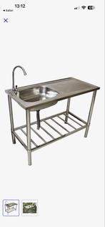 Demontabel Keukenblok - Ideaal voor Camping/Verbouwing, Huis en Inrichting, Ophalen, Gebruikt, 100 tot 150 cm, Minder dan 100 cm