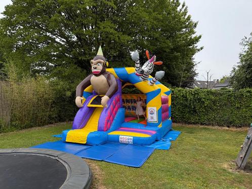 Animal Party springkussen huren / Voordelig en Goed, Hobby en Vrije tijd, Feestartikelen | Verhuur, Zo goed als nieuw, Verjaardag