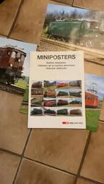 16 miniposters SBB,CFF en FFS, Ophalen of Verzenden, Zo goed als nieuw, Trein, Kaart of Prent