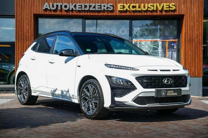 Hyundai Kona 1.0 T-GDI 1.6 T N-Line Camera Stoelvent. Stuurv, Auto's, Hyundai, Bedrijf, Te koop, Kona, ABS, Achteruitrijcamera