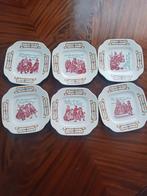 6 Antieke Bordjes Cornelis Troost, Ophalen of Verzenden