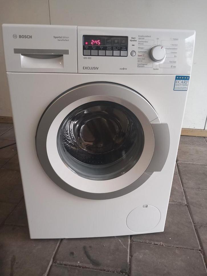 Wasmachine Bosch 8 kg, Witgoed en Apparatuur, Wasmachines, Gebruikt, Voorlader, 6 tot 8 kg, 85 tot 90 cm, 1200 tot 1600 toeren