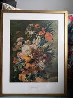 Vintage repro print schilderij Bloemenpracht, Antiek en Kunst, Kunst | Schilderijen | Klassiek, Ophalen of Verzenden