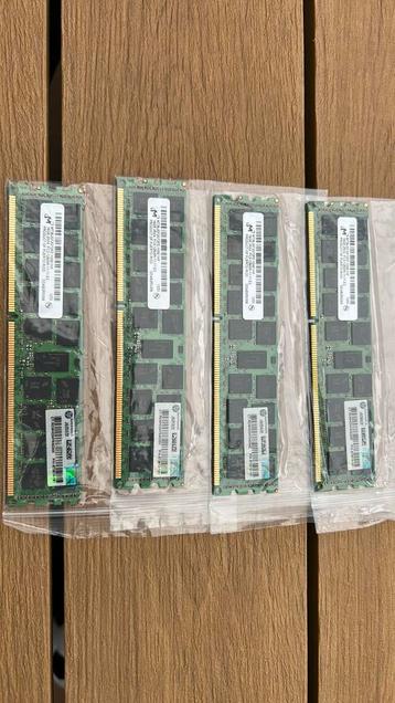 Adv.42. Micron 16GB 2Rx4 PC3 12800R MT36JSF2G72PZ 1G6E1HF beschikbaar voor biedingen