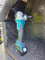 MAKITA DGA 504 SLIJPTOL / HAAKSE SLIJPER TYPE 2 (+ ACCU), Doe-het-zelf en Verbouw, Ophalen of Verzenden, Zo goed als nieuw, Haakse handslijpmachine