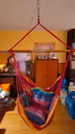 Kleurige Maranon Hangstoel/ hangmat Primavera XL Macramé, Tuin en Terras, Hangmatten, Ophalen, Opvouwbaar, Zo goed als nieuw, Eenpersoons