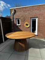 Ronde tuintafel van teakhout - Nieuw!, Tuin en Terras, Tuinsets en Loungesets, Ophalen of Verzenden, Nieuw, Teakhout, Eettafel