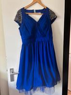 Gala/gelegenheids jurk Little Mistress maat 44 marineblauw, Galajurk, Blauw, Maat 42/44 (L), Ophalen of Verzenden