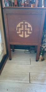 Antieke luidspreker met originele inhoud., Ophalen of Verzenden