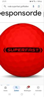 Rode callaway superfast Golfballen., Golfballen frl, Uilenburgstate, Bal(len), Callaway