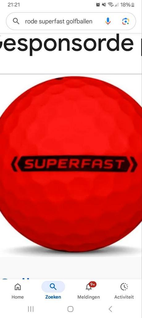 Rode callaway superfast Golfballen., Sport en Fitness, Golf, Zo goed als nieuw, Bal(len), Callaway, Ophalen of Verzenden