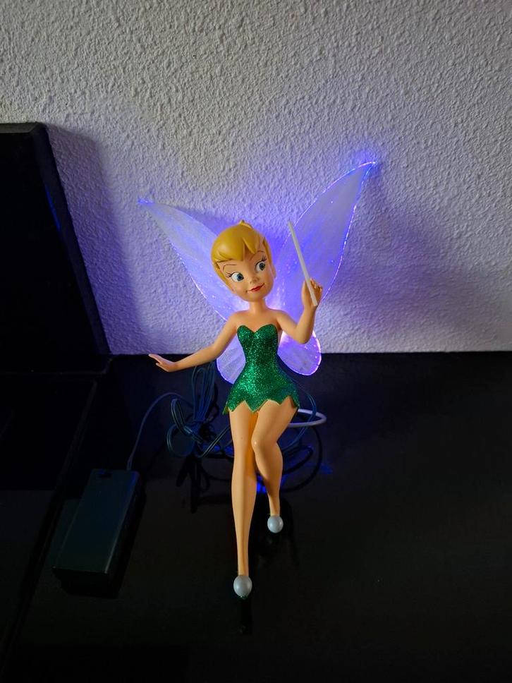 Disney tinkerbell piek met verlichting, Verzamelen, Disney, Zo goed als nieuw, Beeldje of Figuurtje, Overige figuren, Ophalen