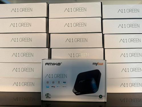 IPTV box AMIKO A11 GREEN, Audio, Tv en Foto, Mediaspelers, Nieuw, USB 2.0, Ophalen of Verzenden