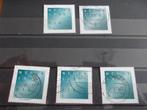 2002 - 5 rouwzegels (124e), Postzegels en Munten, Postzegels | Nederland, Verzenden, Gestempeld