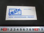 sticker CB 27mc stand by heinz zimmermann heesch, Ophalen, Zo goed als nieuw