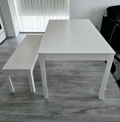 Eettafel en bank ikea ekedalen, Huis en Inrichting, Tafels | Eettafels, Zo goed als nieuw, 50 tot 100 cm, 150 tot 200 cm, Vijf personen of meer