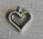 Hartvormige Memory Locket, Ophalen of Verzenden, Zo goed als nieuw, Hart, Zilver
