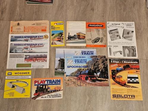 Diverse boeken/folder modeltreinen, Hobby en Vrije tijd, Modeltreinen | H0, Zo goed als nieuw, Boek, Tijdschrift of Catalogus