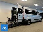 Ford Transit Custom L2H2 Rolstoelbus 3+1, Auto's, Ford, Stoelverwarming, 12 maanden, Zwart, Bedrijf