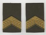 Set rangen epauletten Korporaal (B9), Ophalen of Verzenden, Landmacht, Nederland, Embleem of Badge