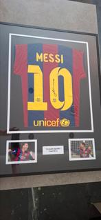 Gesigneerd shirt Messi met coa, Ophalen of Verzenden, Zo goed als nieuw, 1 bandje