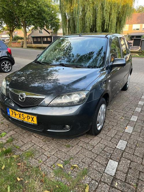 Mazda 2 1.4 16V 2007 Grijs, Auto's, Mazda, Particulier, Android Auto, Apple Carplay, Bluetooth, Centrale vergrendeling, Elektrische buitenspiegels